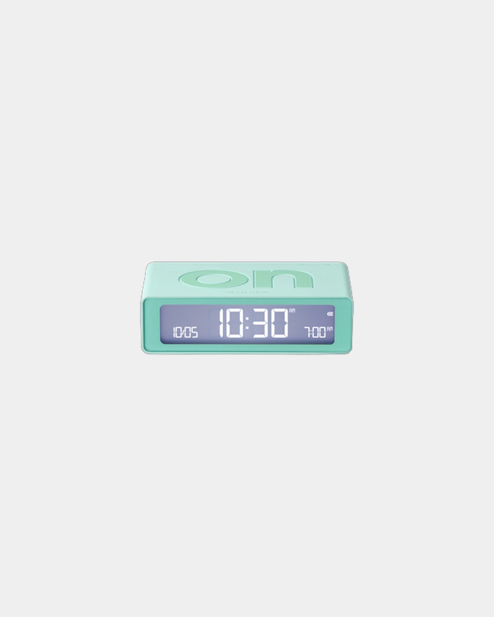 Mini-Wecker LCD Lexon Flip Mini zum Personalisieren - Minze