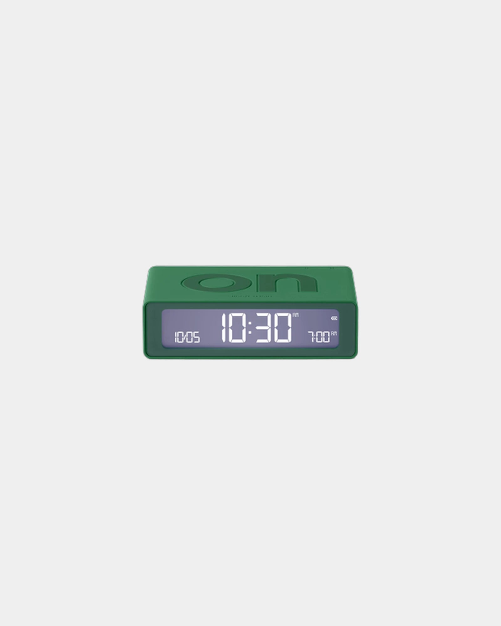 Mini-Wecker LCD Lexon Flip Mini zum Personalisieren - Grün