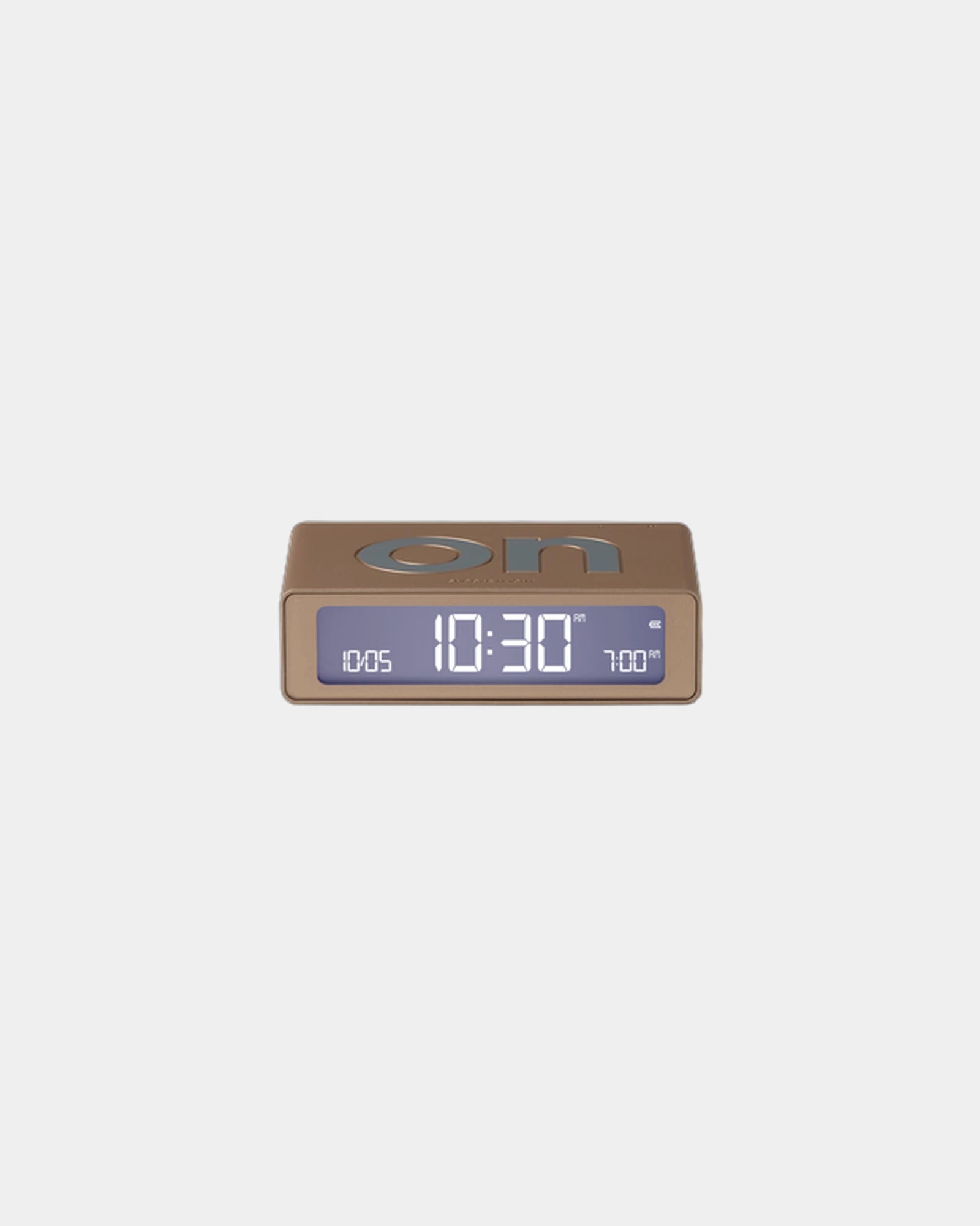 Mini-Wecker LCD Lexon Flip Mini zum Personalisieren - Weiches Gold
