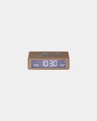 Mini-Wecker LCD Lexon Flip Mini zum Personalisieren - Weiches Gold