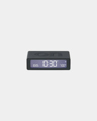 Mini-Wecker LCD Lexon Flip Mini zum Personalisieren - Dunkelgrau
