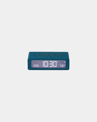 Mini-Wecker LCD Lexon Flip Mini zum Personalisieren - Entenblau