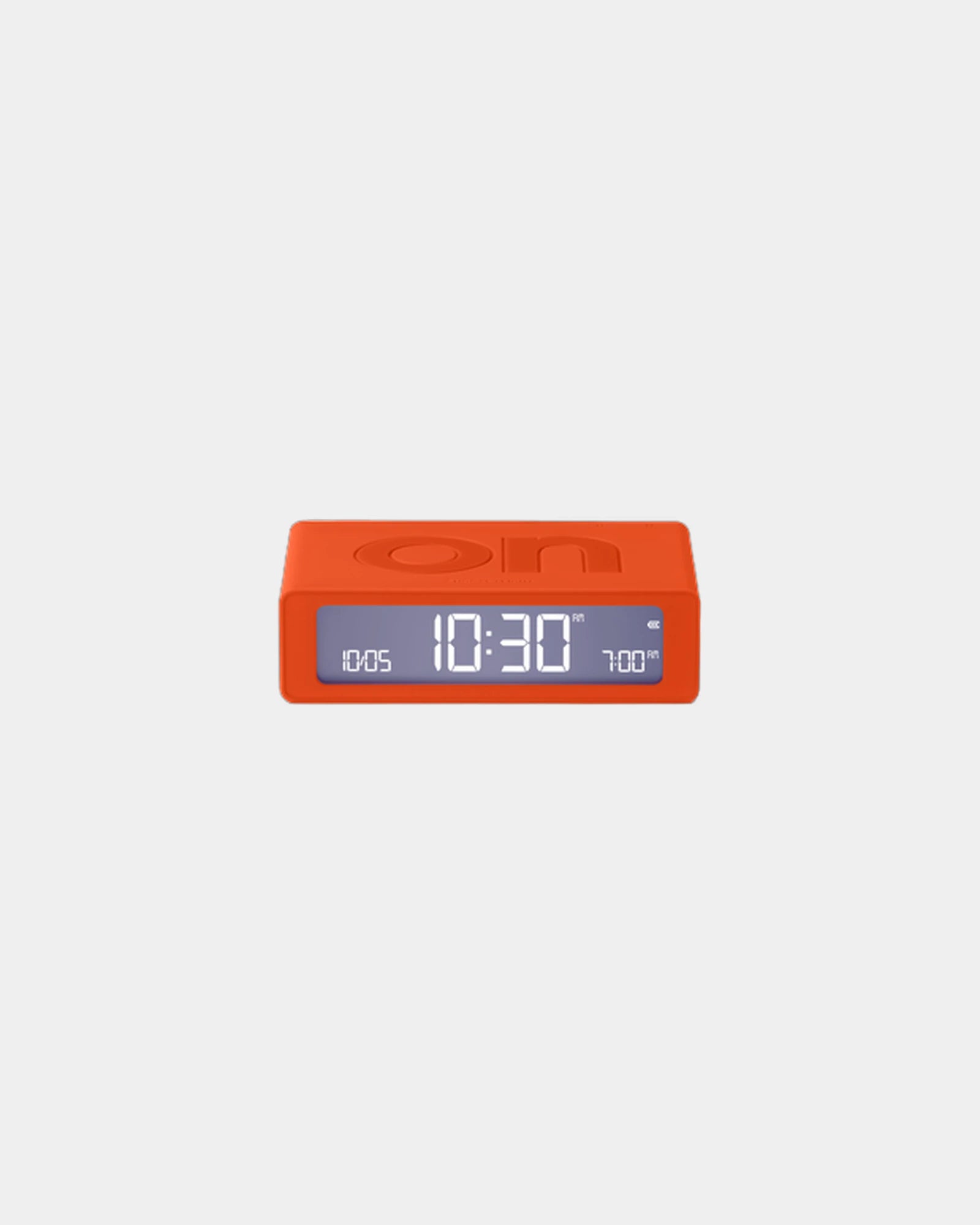 Mini-Wecker LCD Lexon Flip Mini zum Personalisieren - Orange