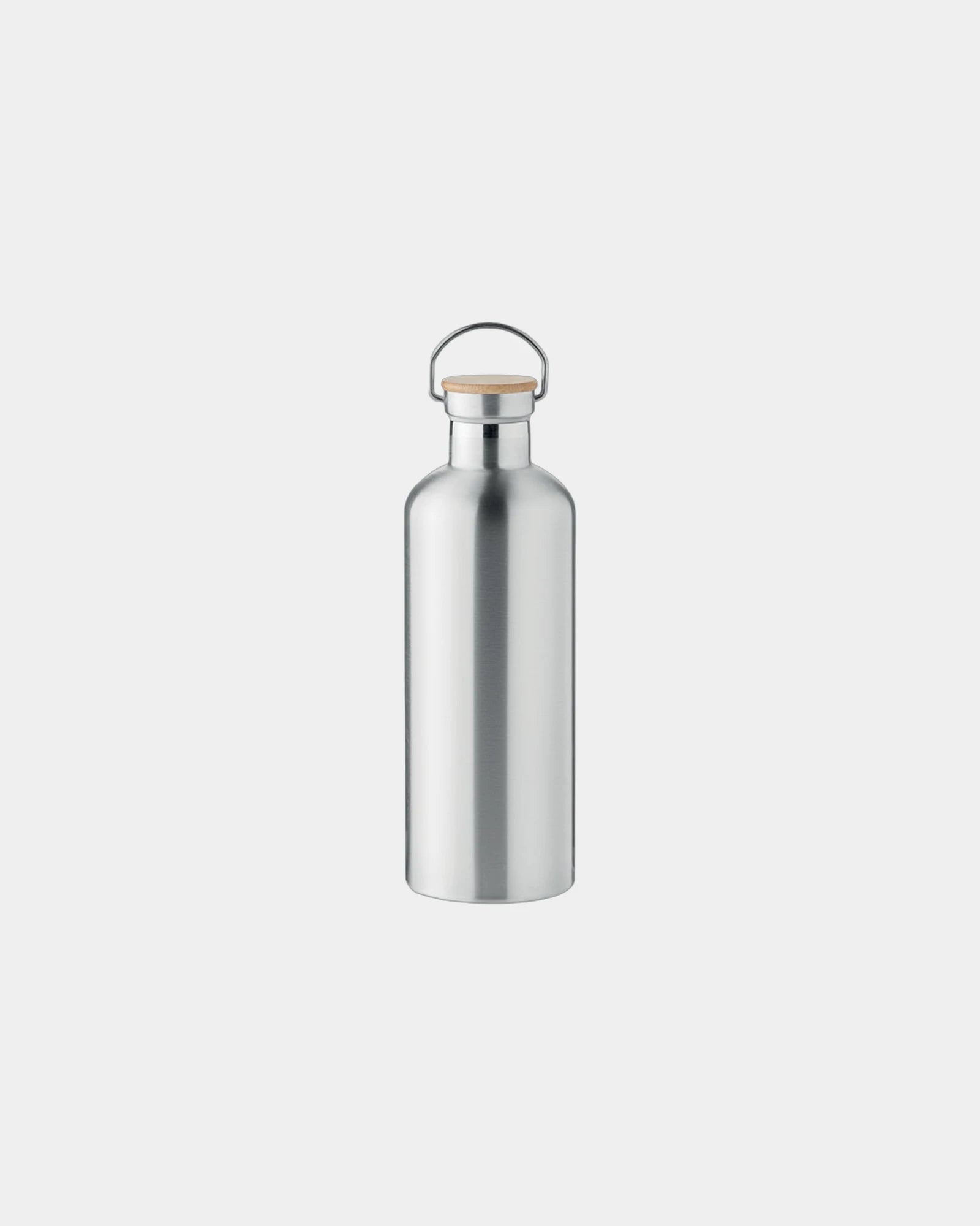 Trinkflasche Edelstahl isoliert 1,5L zum Personalisieren - Mattes Silber