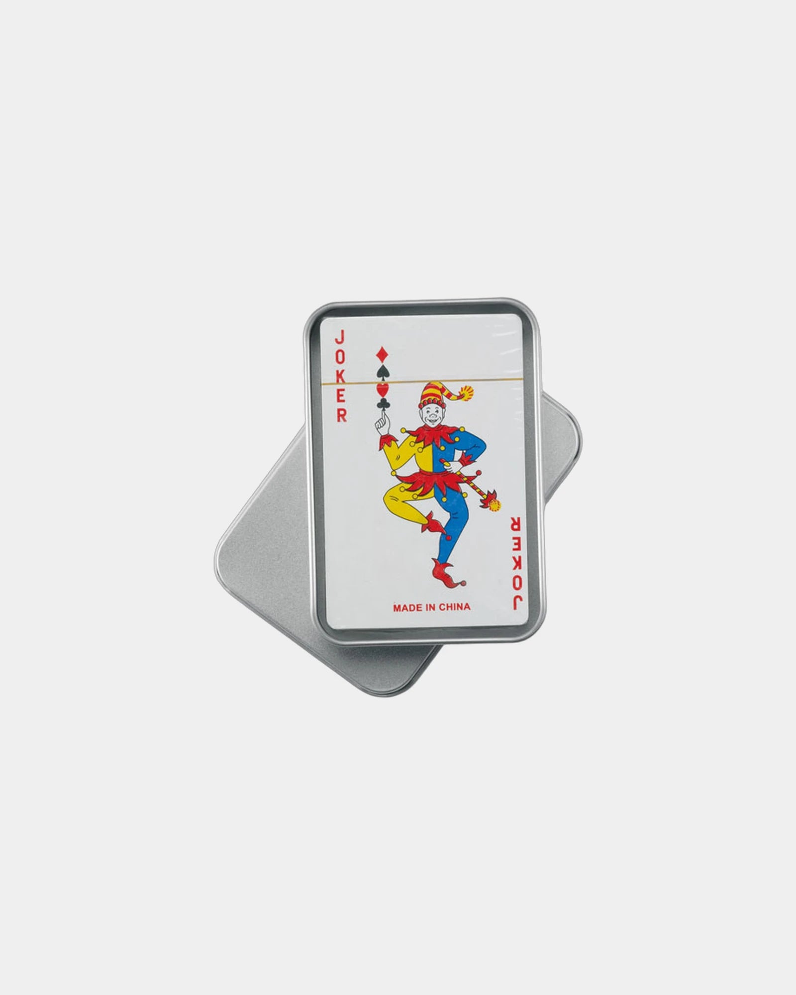 Spielkarten in Silberdose MIDOCEAN zum Personalisieren - 1
