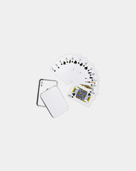 Spielkarten in Silberdose MIDOCEAN zum Personalisieren - 2