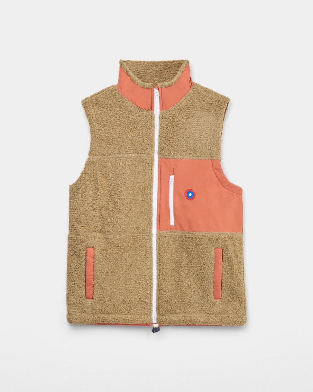 Ärmellose Fleecejacke zum Personalisieren