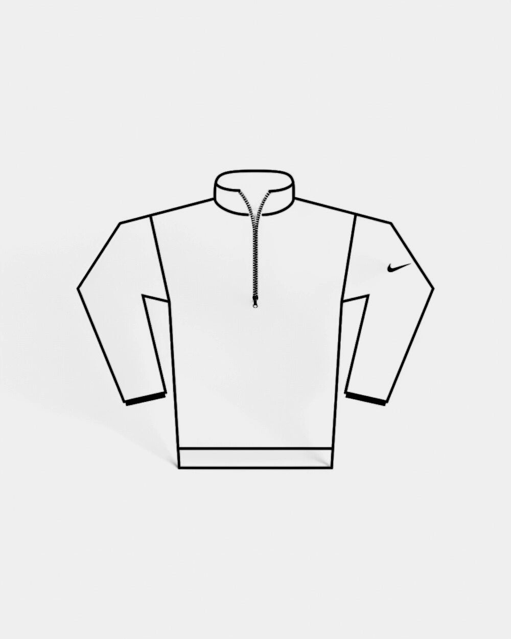 Nike Tour Half-Zip Piqué Top zum Personalisieren