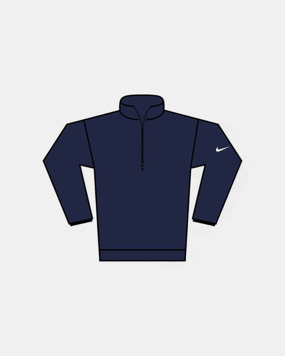 Nike Tour Half-Zip Piqué Top zum Personalisieren