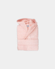 Peignoir capuche coton velours 450g/m² à personnaliser - Salmon