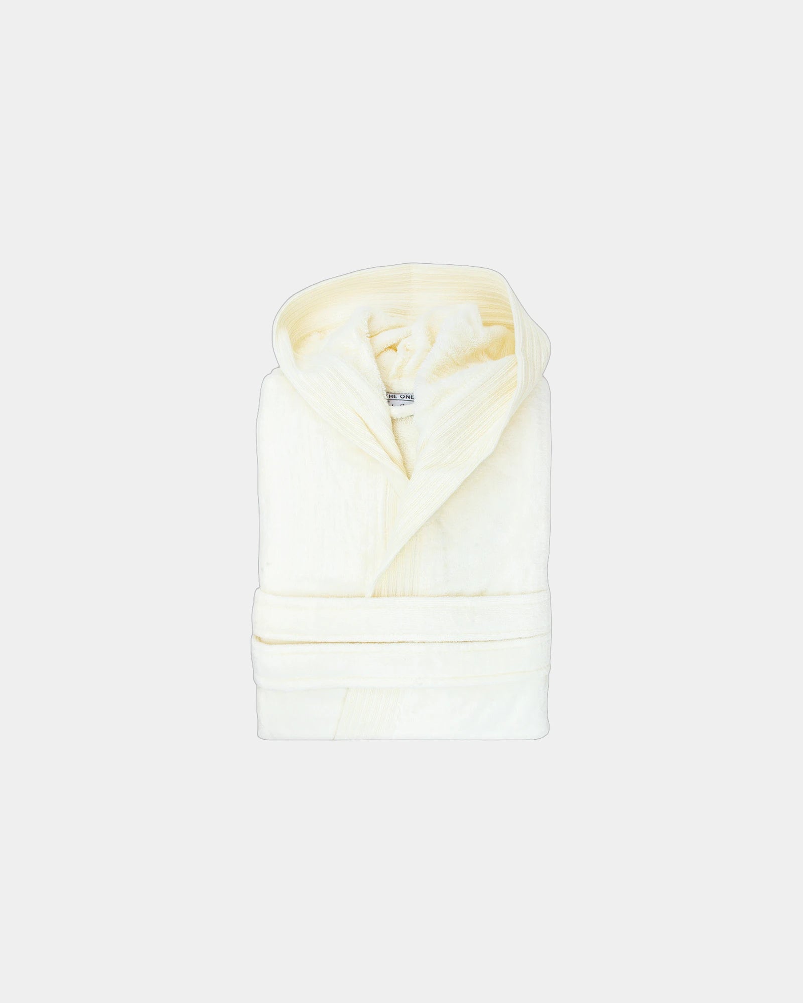 Peignoir capuche coton velours 450g/m² à personnaliser - Ivory Cream