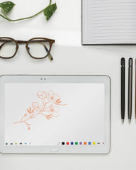 Stylus Aluminium grau zum Personalisieren - 1