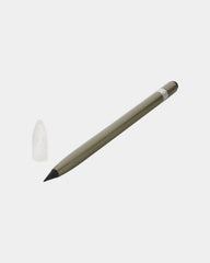 Crayon infini aluminium avec gomme à personnaliser - Vert