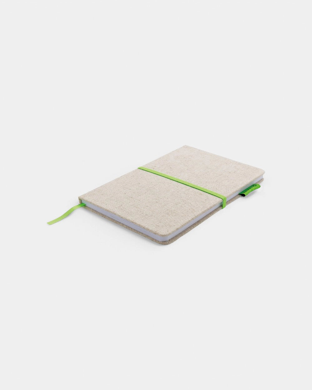 A5-Notizbuch aus Jute und Bambus zum Personalisieren