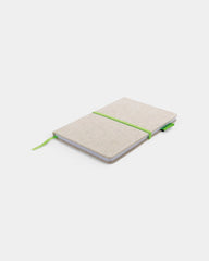 A5-Notizbuch aus Jute und Bambus zum Personalisieren