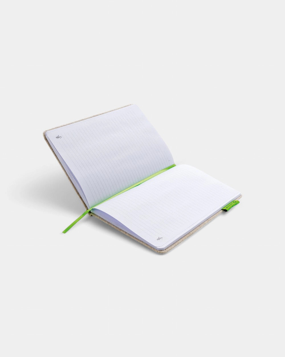 A5-Notizbuch aus Jute und Bambus zum Personalisieren