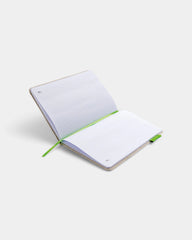 A5-Notizbuch aus Jute und Bambus zum Personalisieren