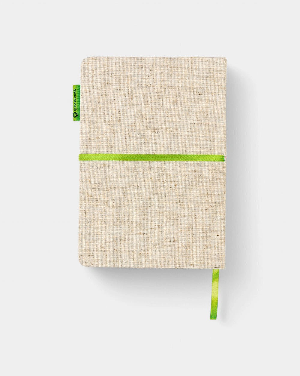 A5-Notizbuch aus Jute und Bambus zum Personalisieren