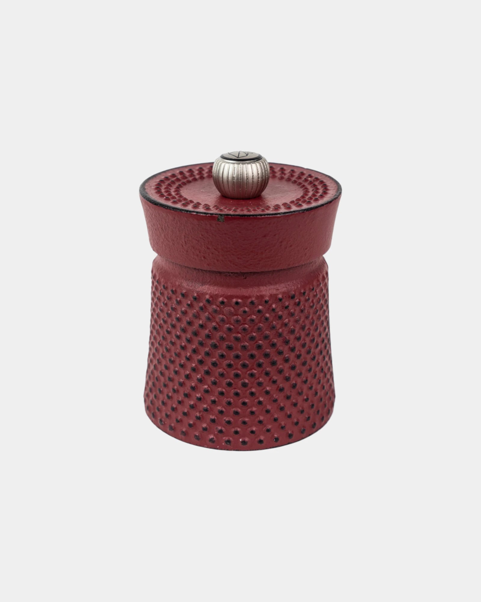 Moulin à poivre fonte Peugeot Bali 8 cm à personnaliser - Rouge Mat