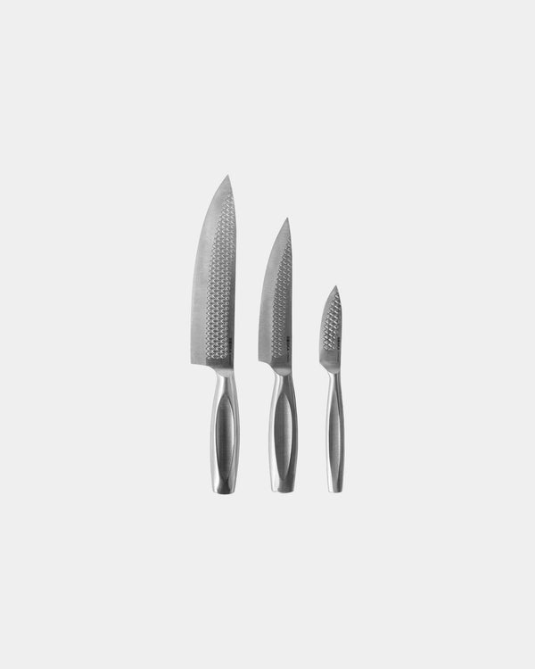 Set de 3 couteaux de cuisine Boska Monaco+ à personnaliser - Acier