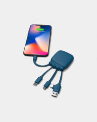 Taschen-Powerbank 3 000 mAh & Multi‑Kabel zum Personalisieren