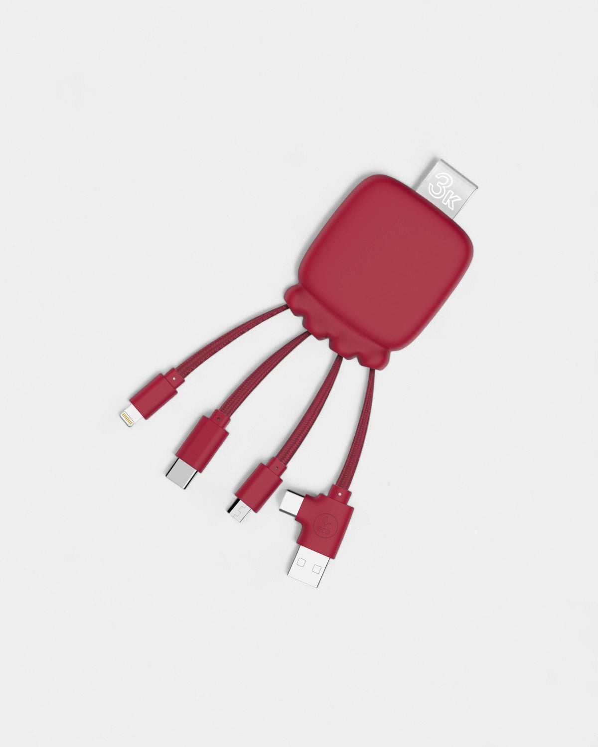 Taschen-Powerbank 3 000 mAh & Multi‑Kabel zum Personalisieren