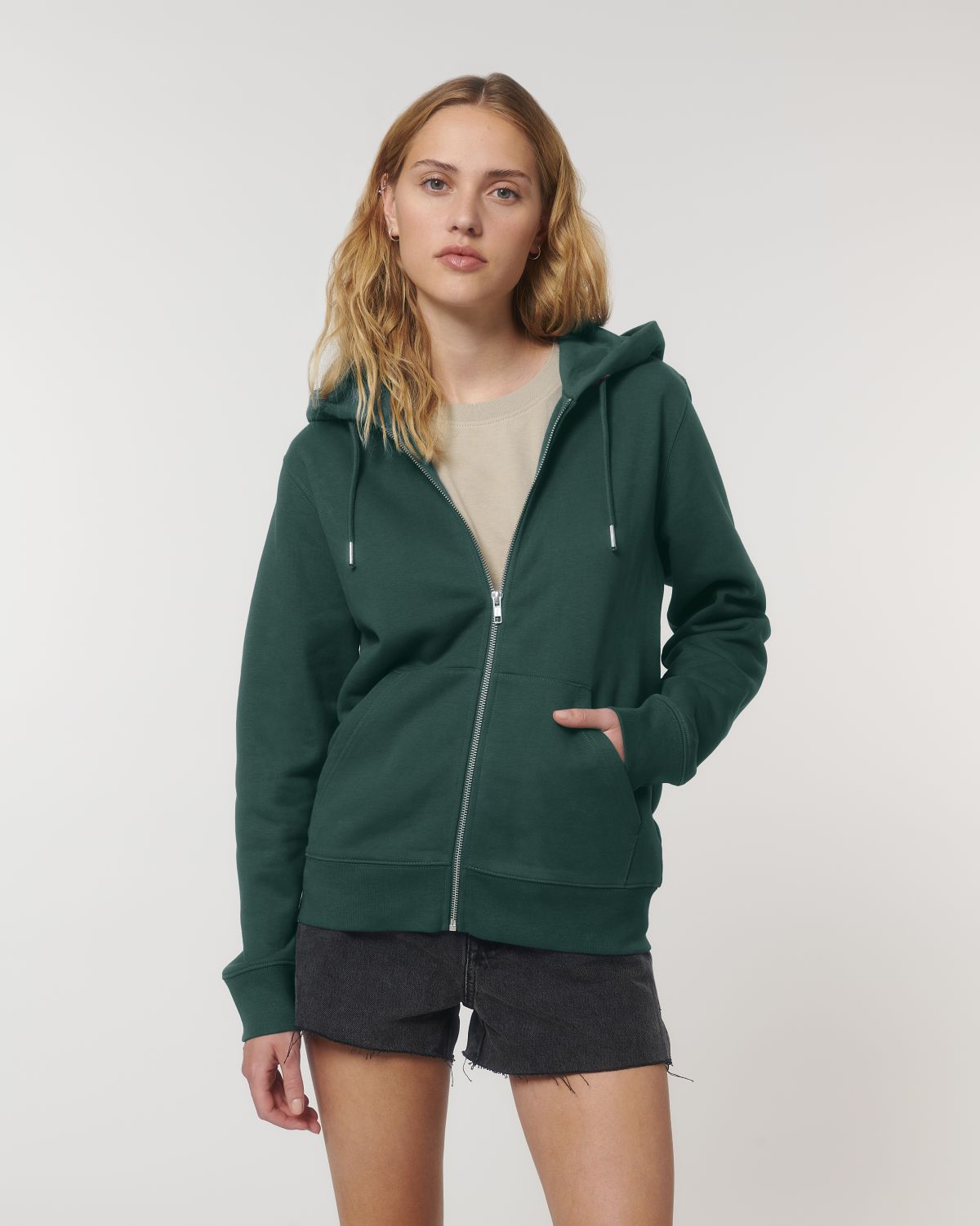 Dickes Unisex-Kapuzensweatshirt mit Reißverschluss zum Personalisieren