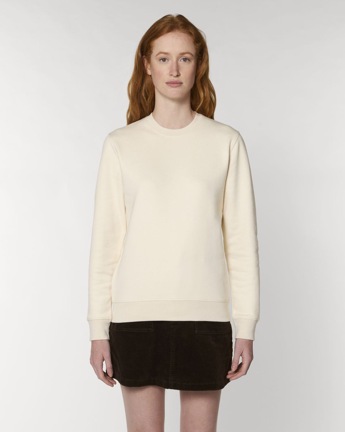Premium-Sweatshirt mit Rundhalsausschnitt, unisex, aus Bio-Baumwolle zum Personalisieren