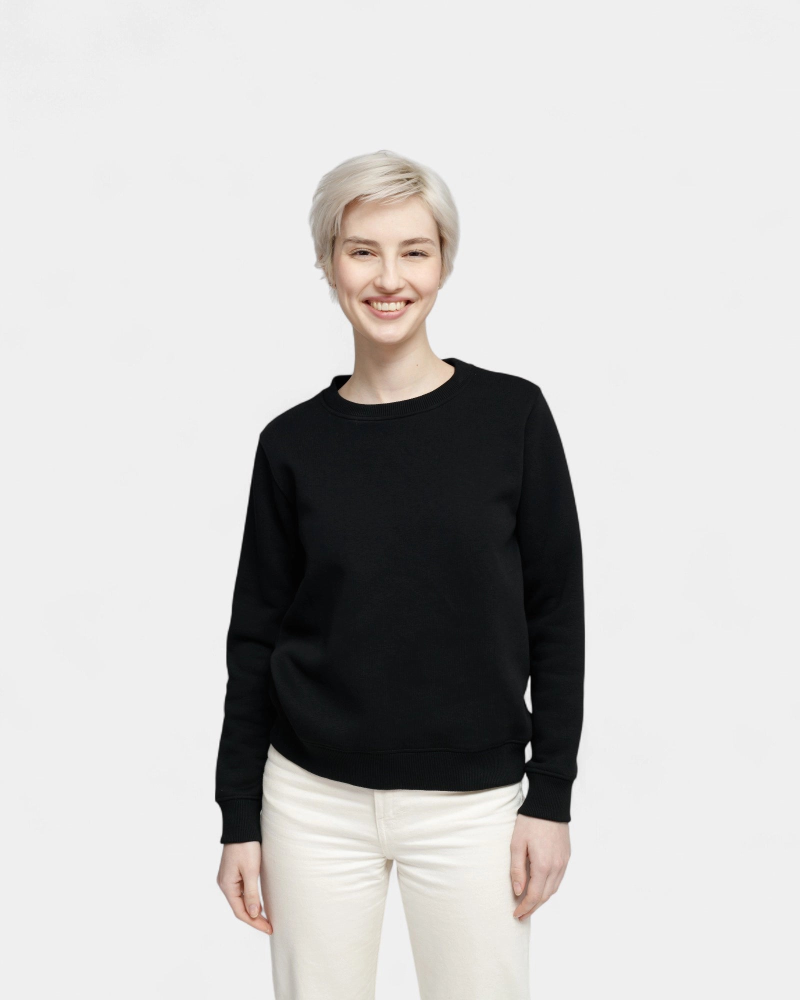 Angerautes Damen-Sweatshirt Made in France zum Personalisieren