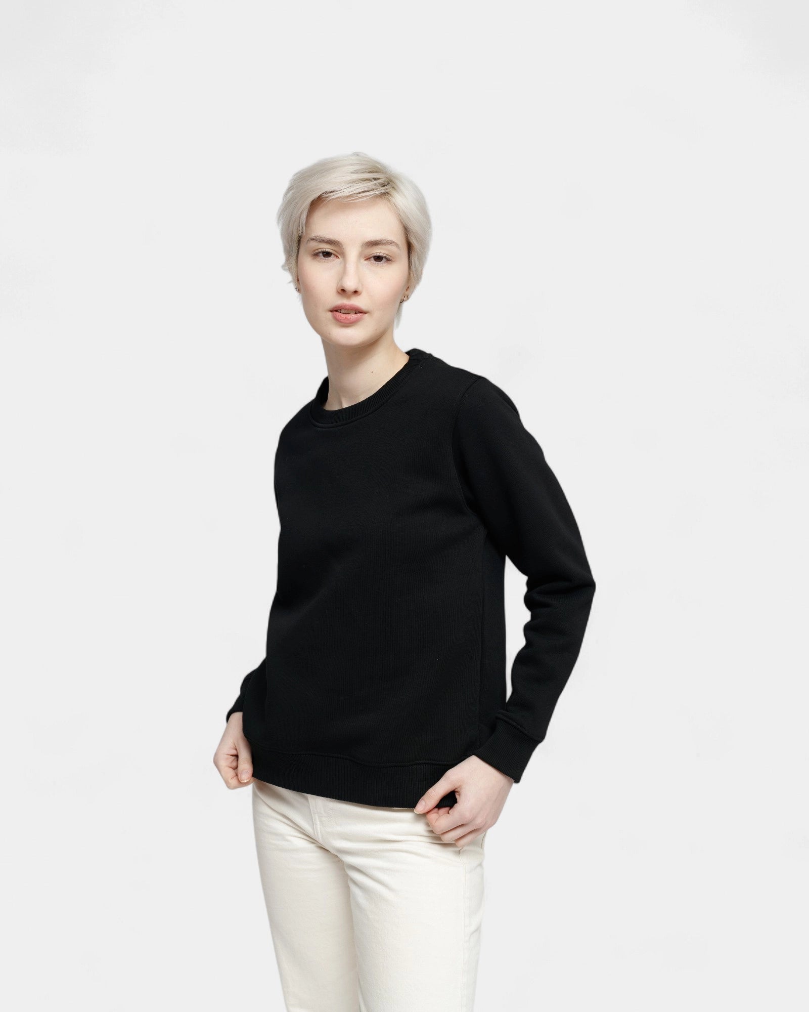 Angerautes Damen-Sweatshirt Made in France zum Personalisieren