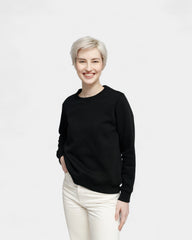 Angerautes Damen-Sweatshirt Made in France zum Personalisieren