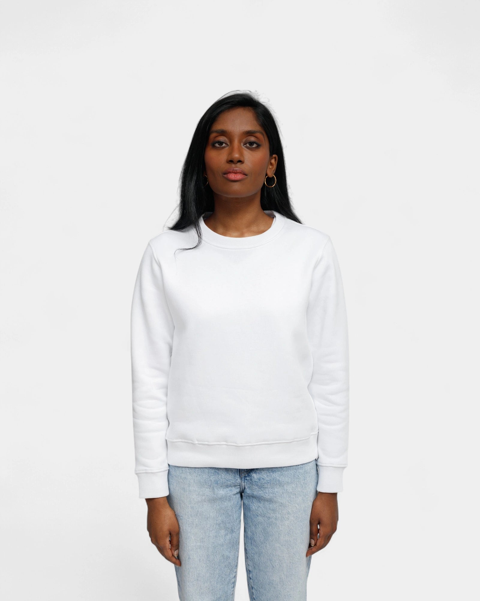 Angerautes Damen-Sweatshirt Made in France zum Personalisieren