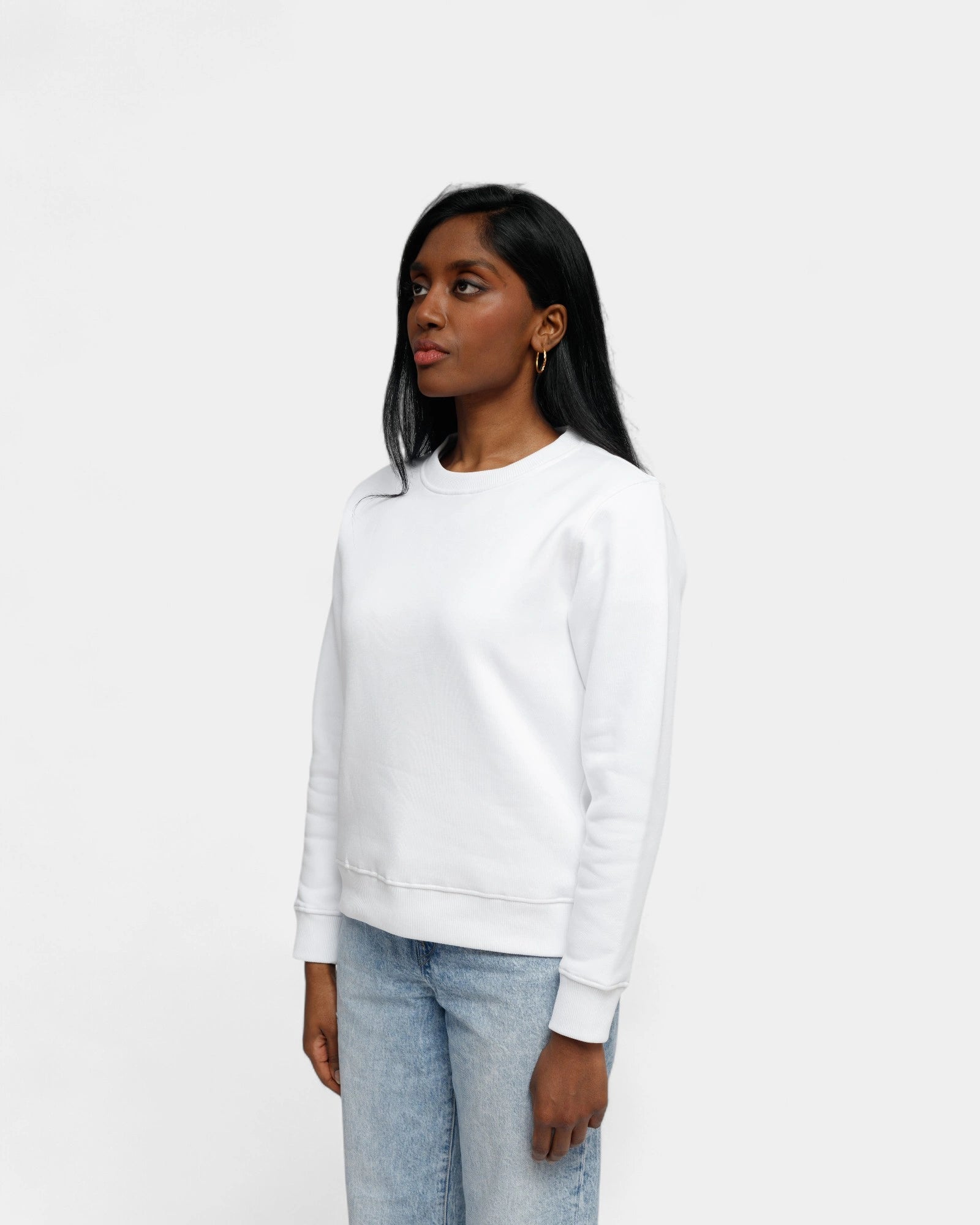 Angerautes Damen-Sweatshirt Made in France zum Personalisieren