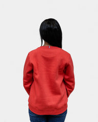 Angerautes Damen-Sweatshirt Made in France zum Personalisieren