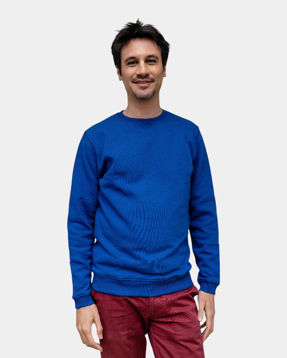 Angerautes Herren-Sweatshirt Made in France zum Personalisieren