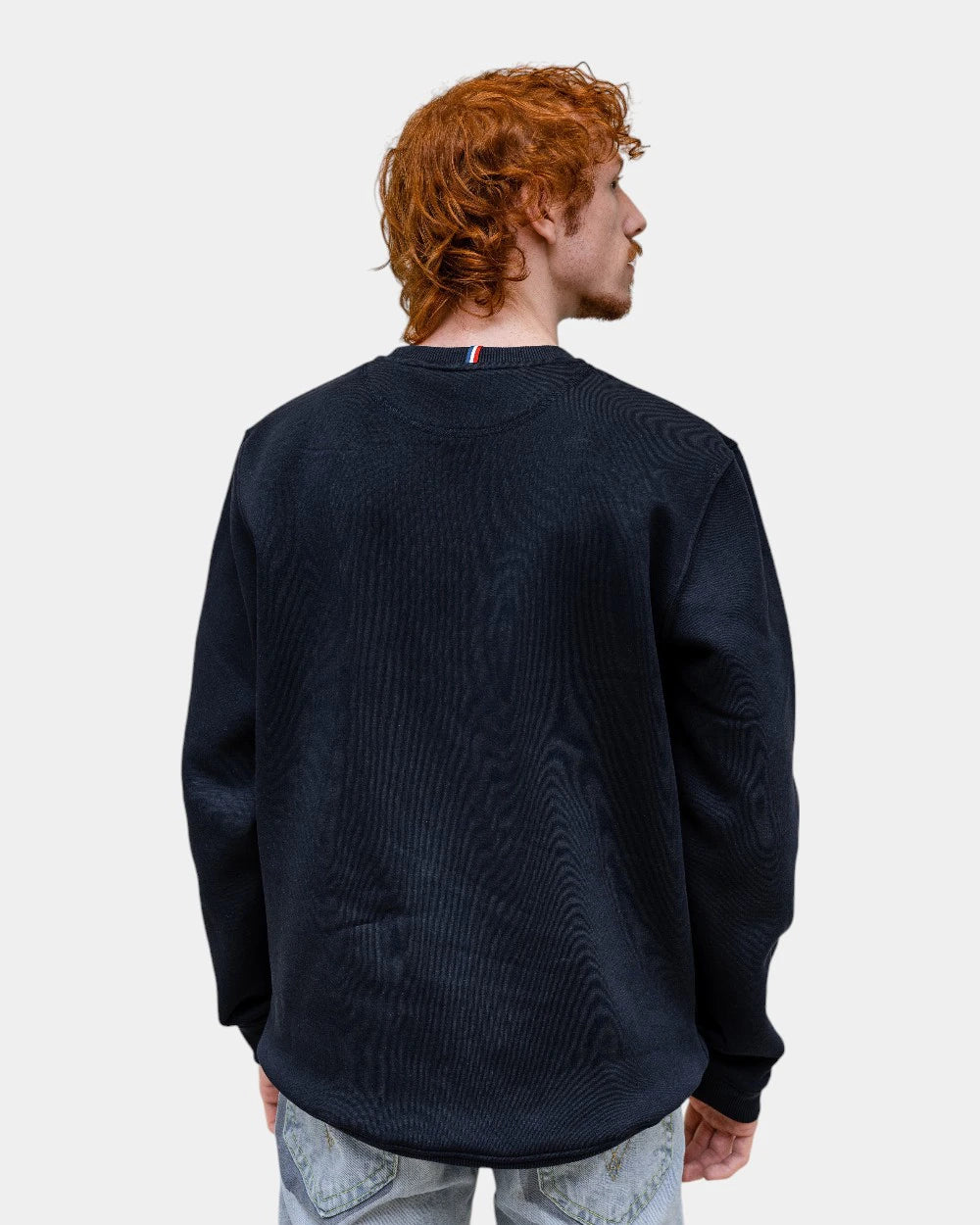 Angerautes Herren-Sweatshirt Made in France zum Personalisieren