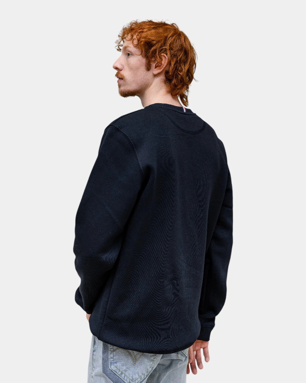 Angerautes Herren-Sweatshirt Made in France zum Personalisieren