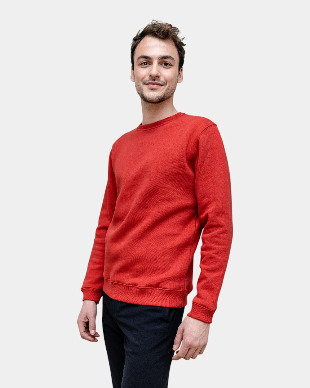 Angerautes Herren-Sweatshirt Made in France zum Personalisieren