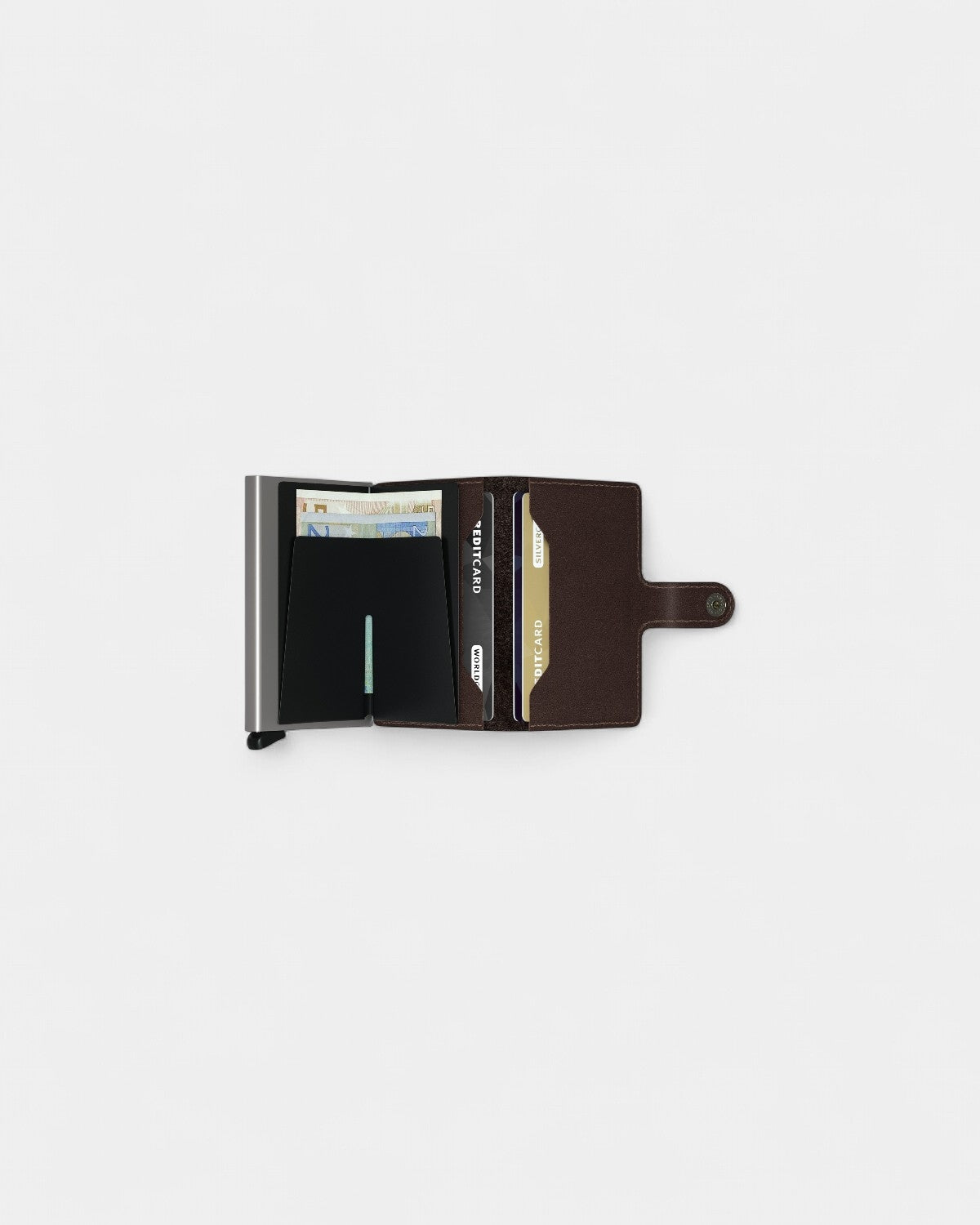 Kartenetui Miniwallet aus Leder zum Personalisieren