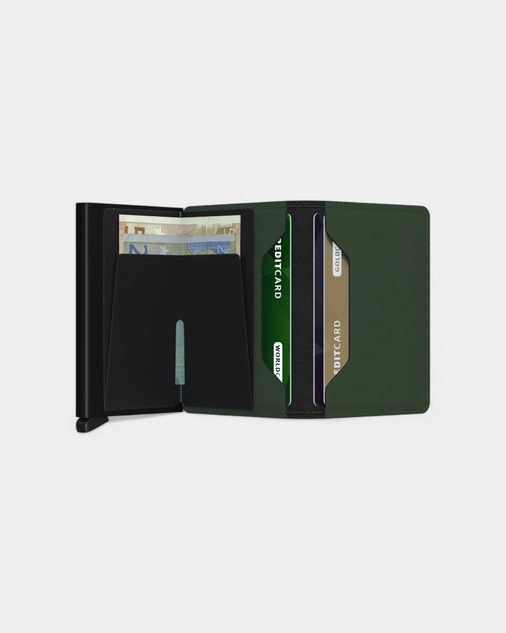 Geldbörse Slimwallet aus Leder zum Personalisieren