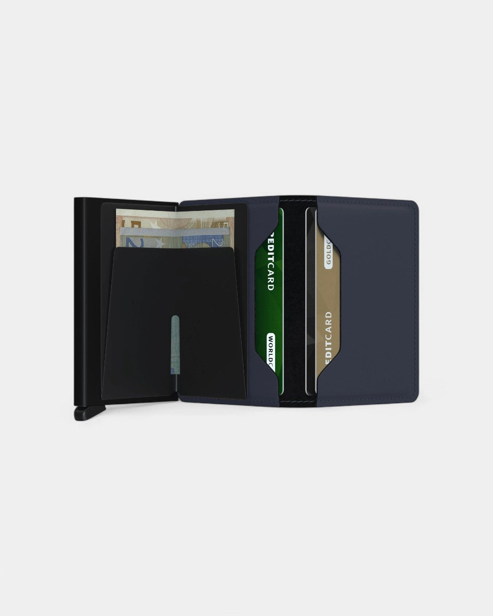Geldbörse Slimwallet aus Leder zum Personalisieren