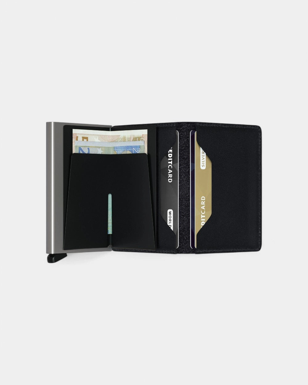 Geldbörse Slimwallet aus Leder zum Personalisieren