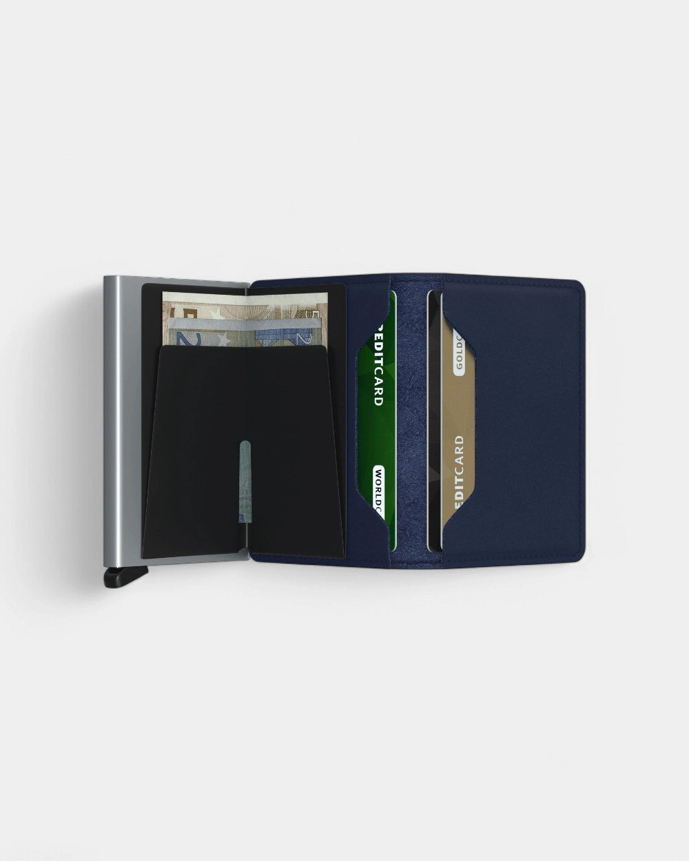 Geldbörse Slimwallet aus Leder zum Personalisieren