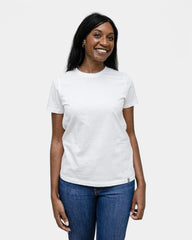 Damen-T-Shirt mit Rundhalsausschnitt zum Personalisieren