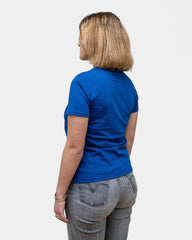 Damen-T-Shirt mit Rundhalsausschnitt zum Personalisieren