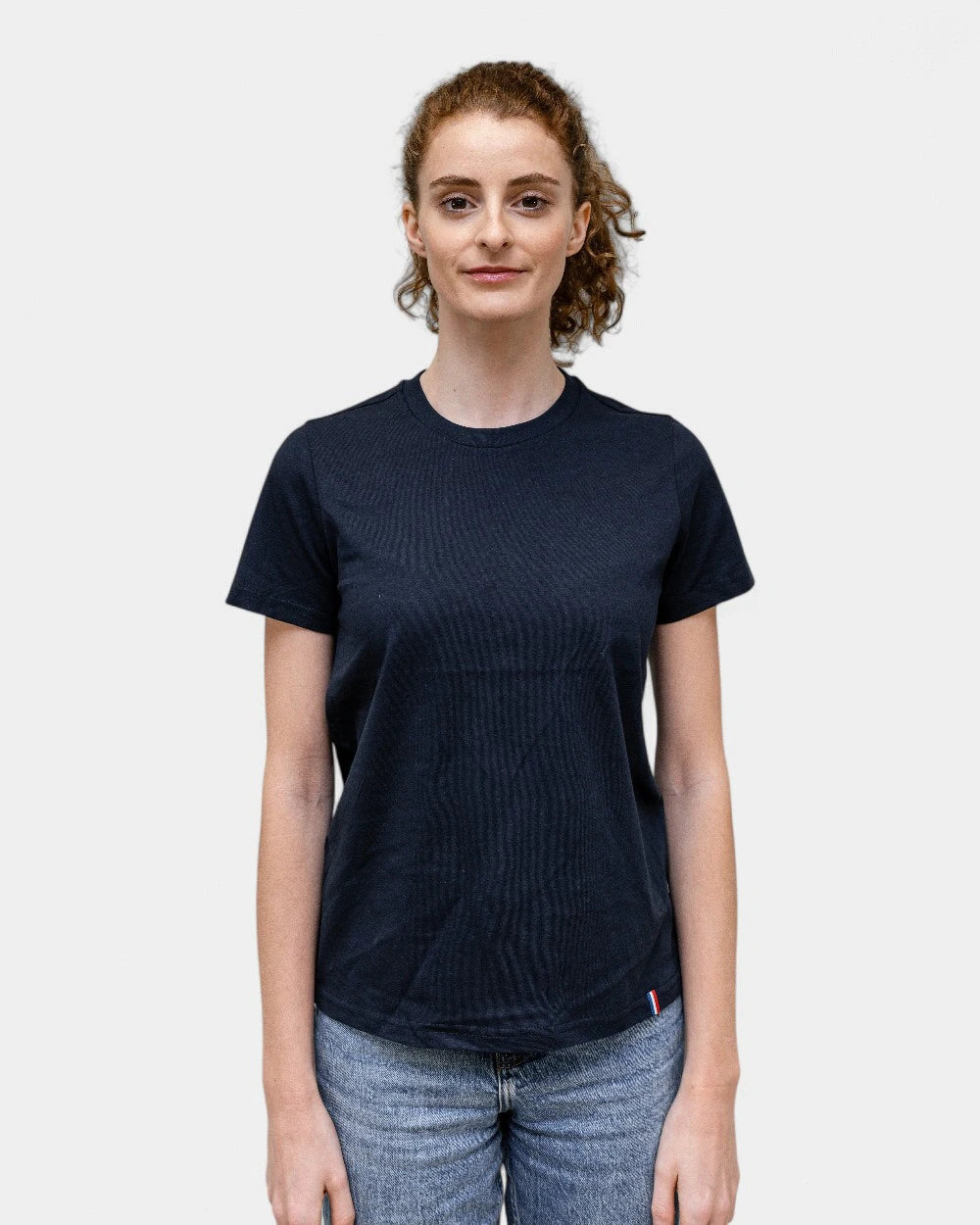 Damen-T-Shirt mit Rundhalsausschnitt zum Personalisieren