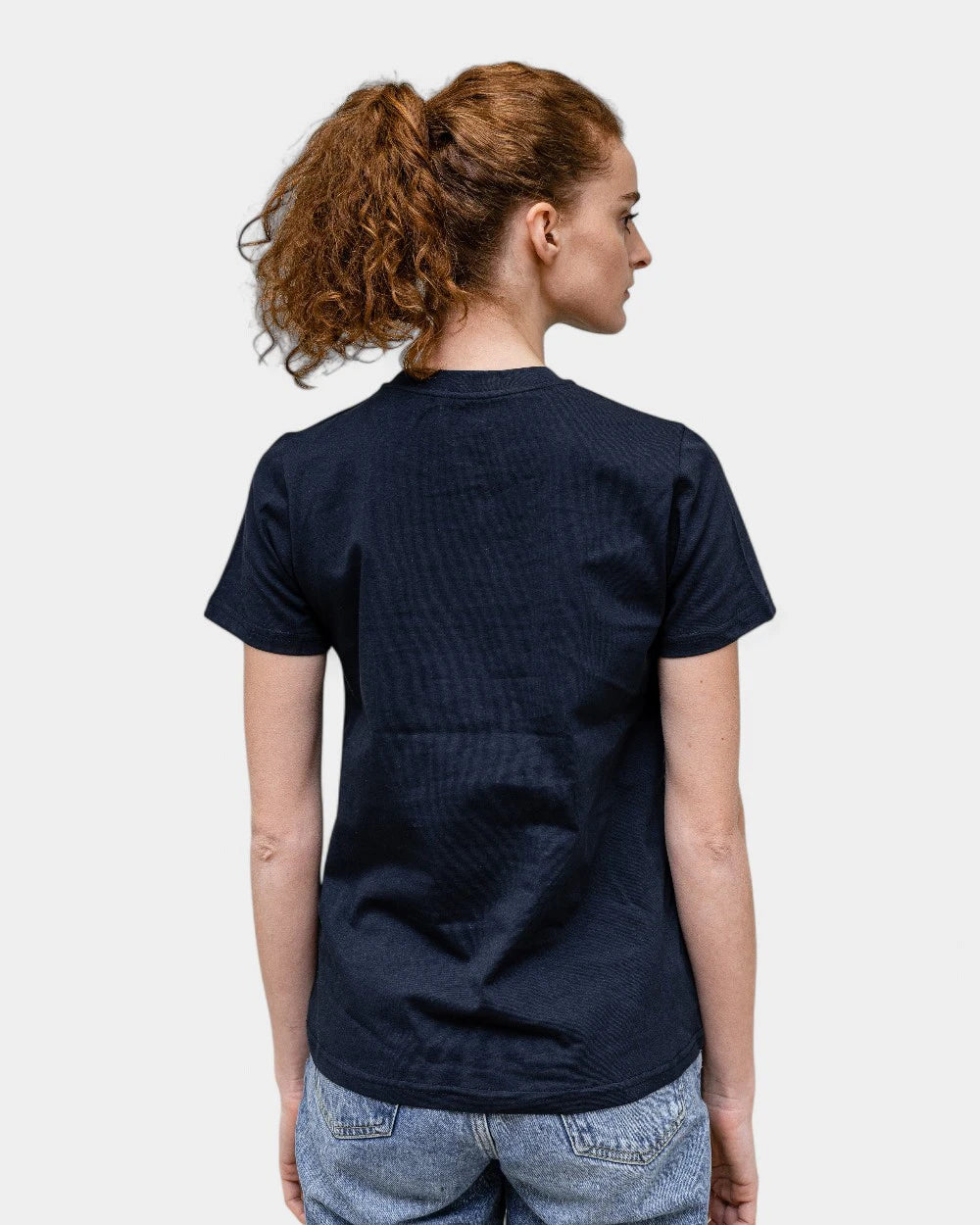 Damen-T-Shirt mit Rundhalsausschnitt zum Personalisieren
