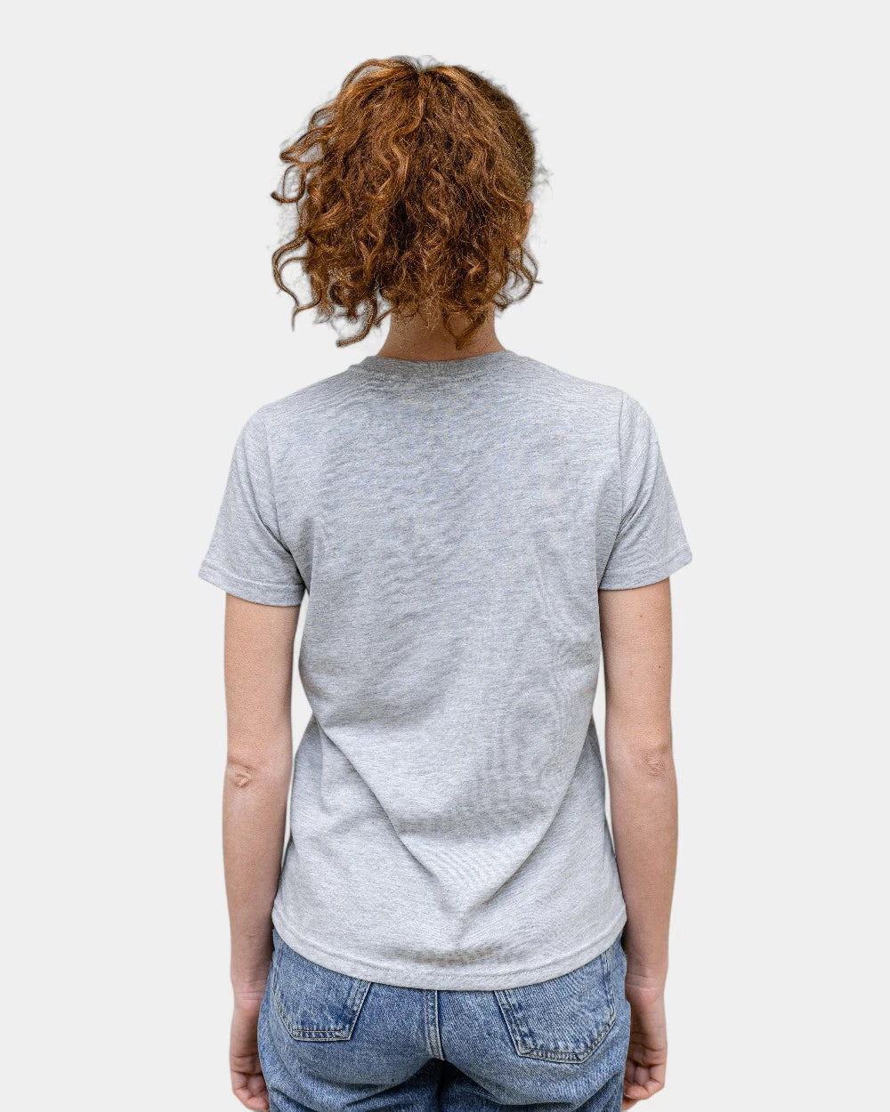 Damen-T-Shirt mit Rundhalsausschnitt zum Personalisieren