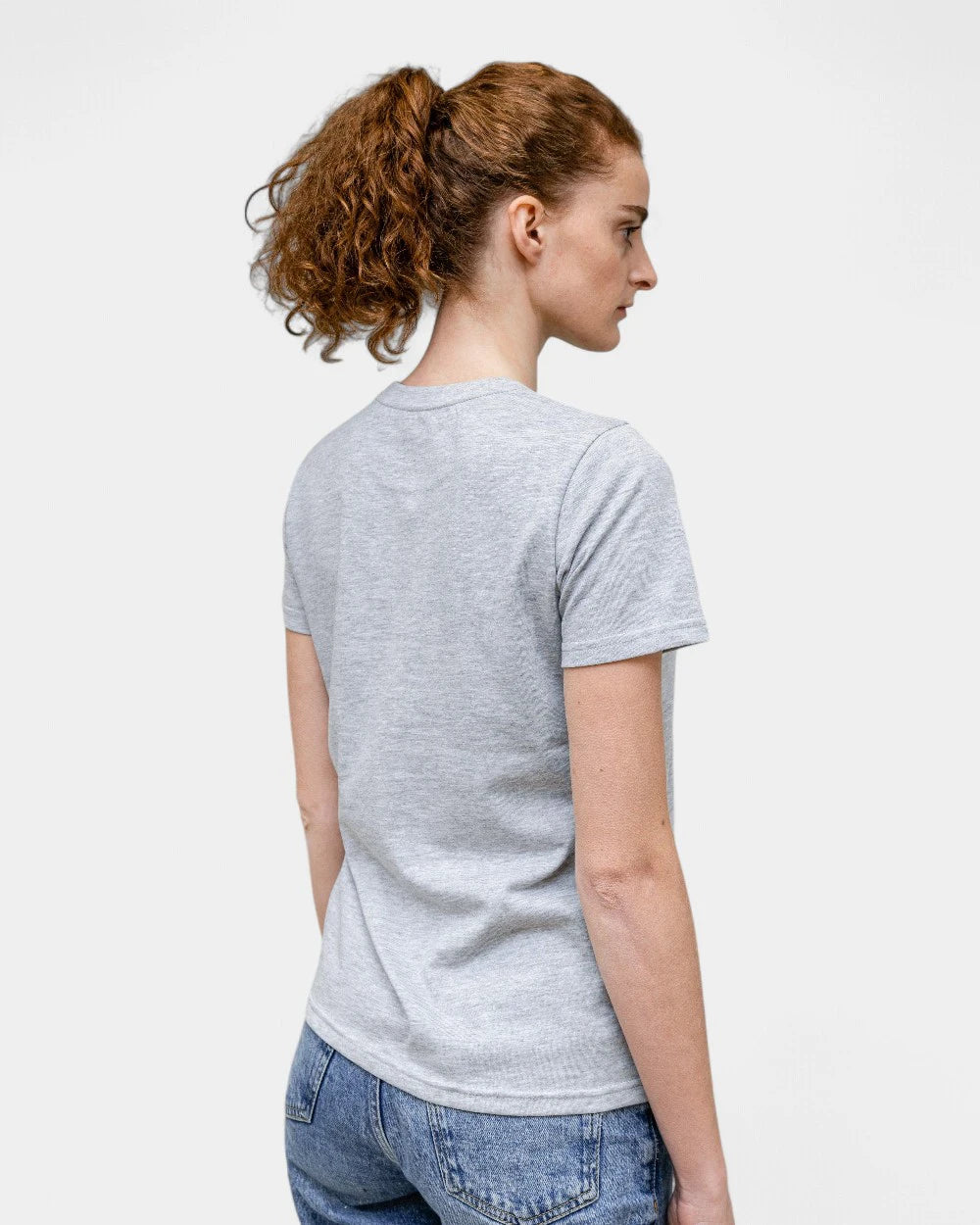 Damen-T-Shirt mit Rundhalsausschnitt zum Personalisieren