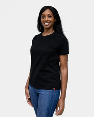 Damen-T-Shirt mit Rundhalsausschnitt zum Personalisieren